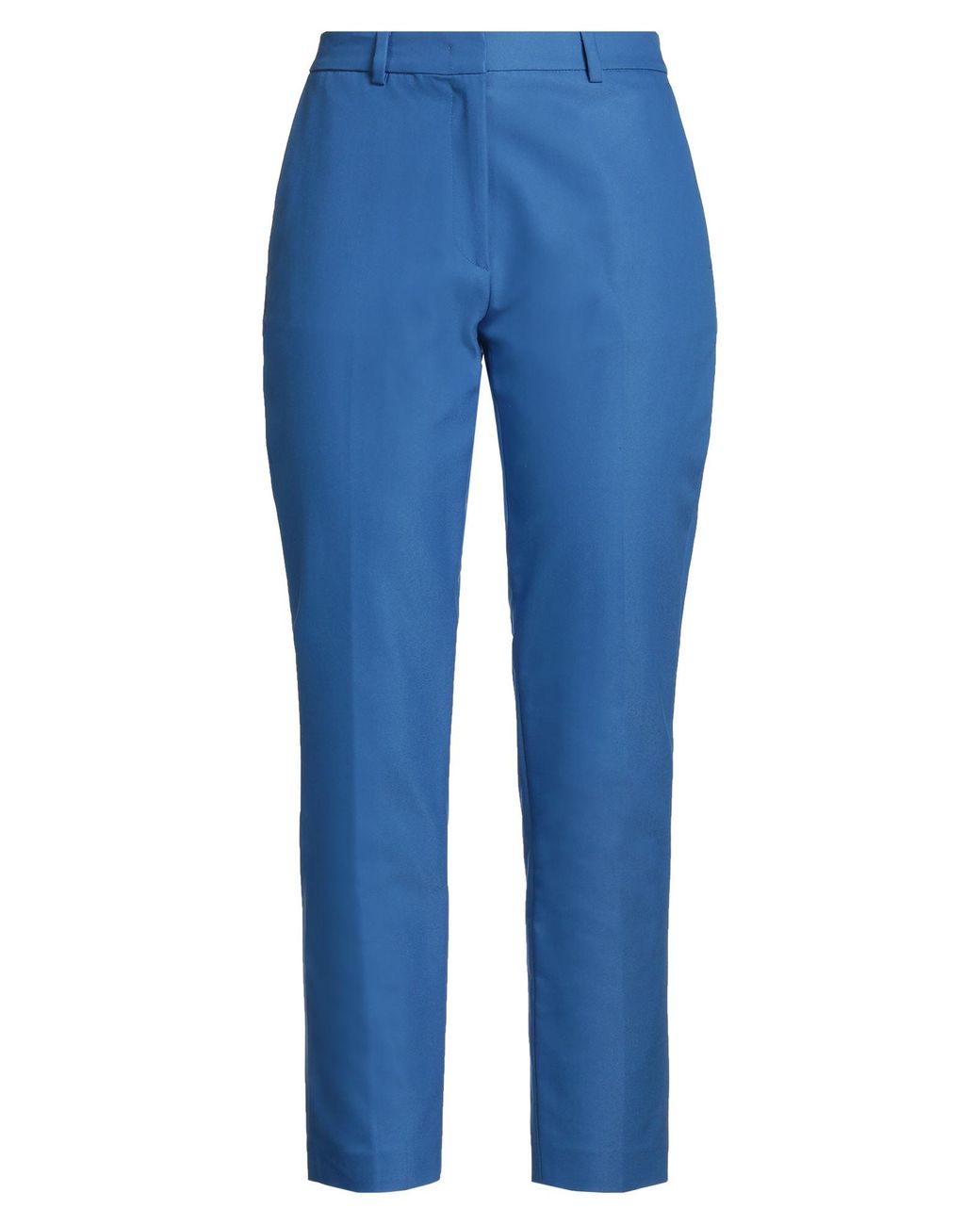 Maliparmi Blue Pants Cotton, Polyamide, Elastane