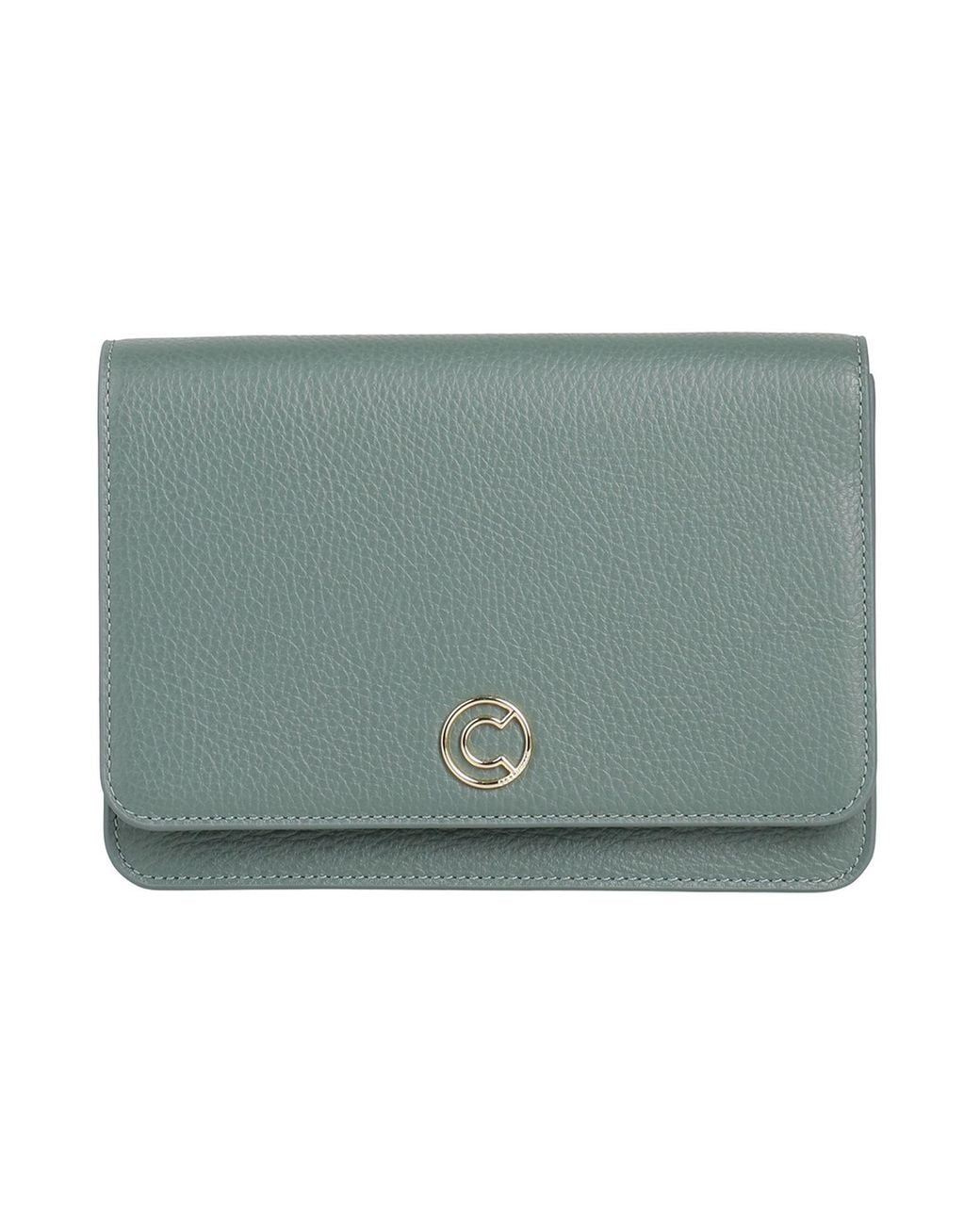 Coccinelle Green Clutch