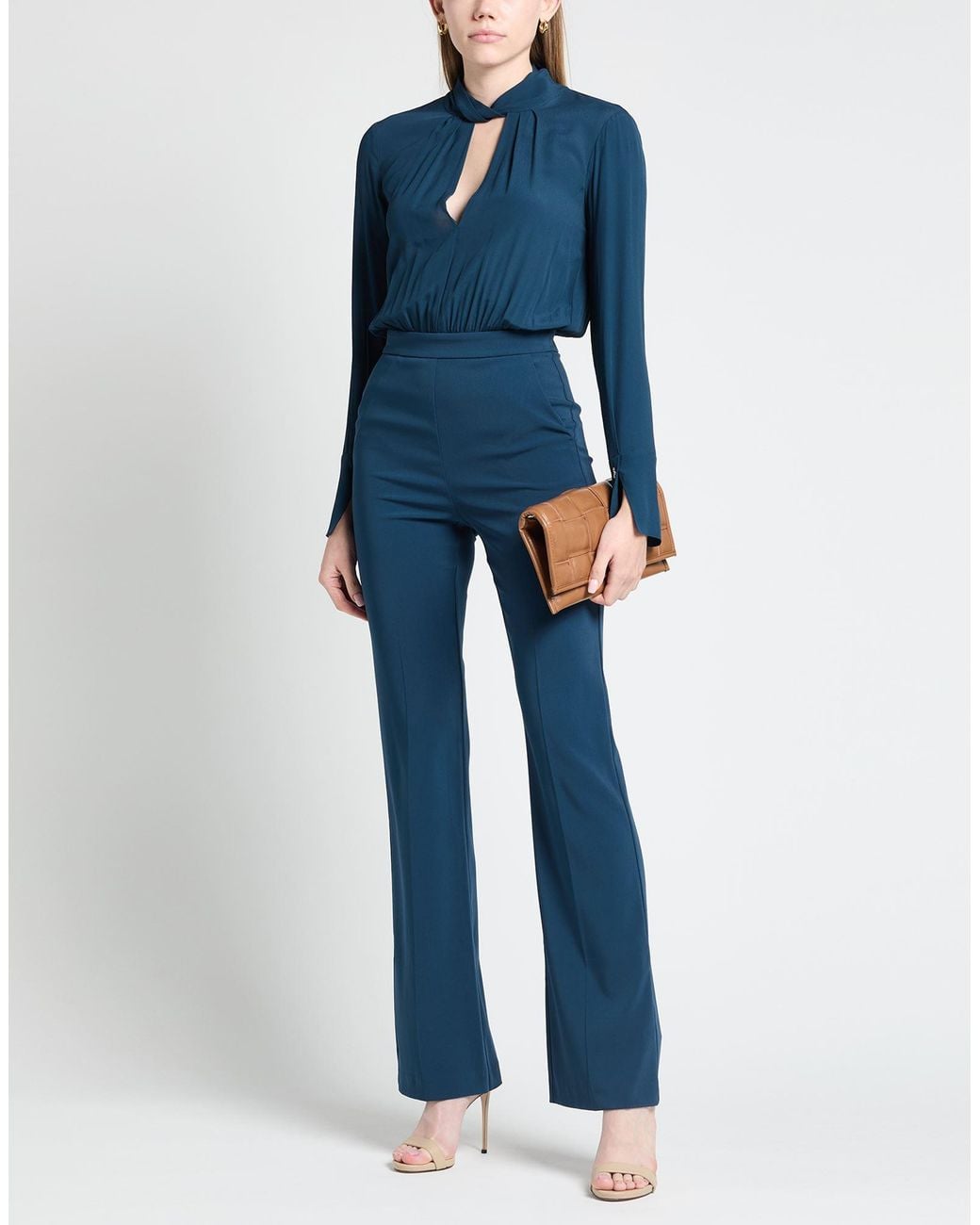 Patrizia Pepe Blue Jumpsuit