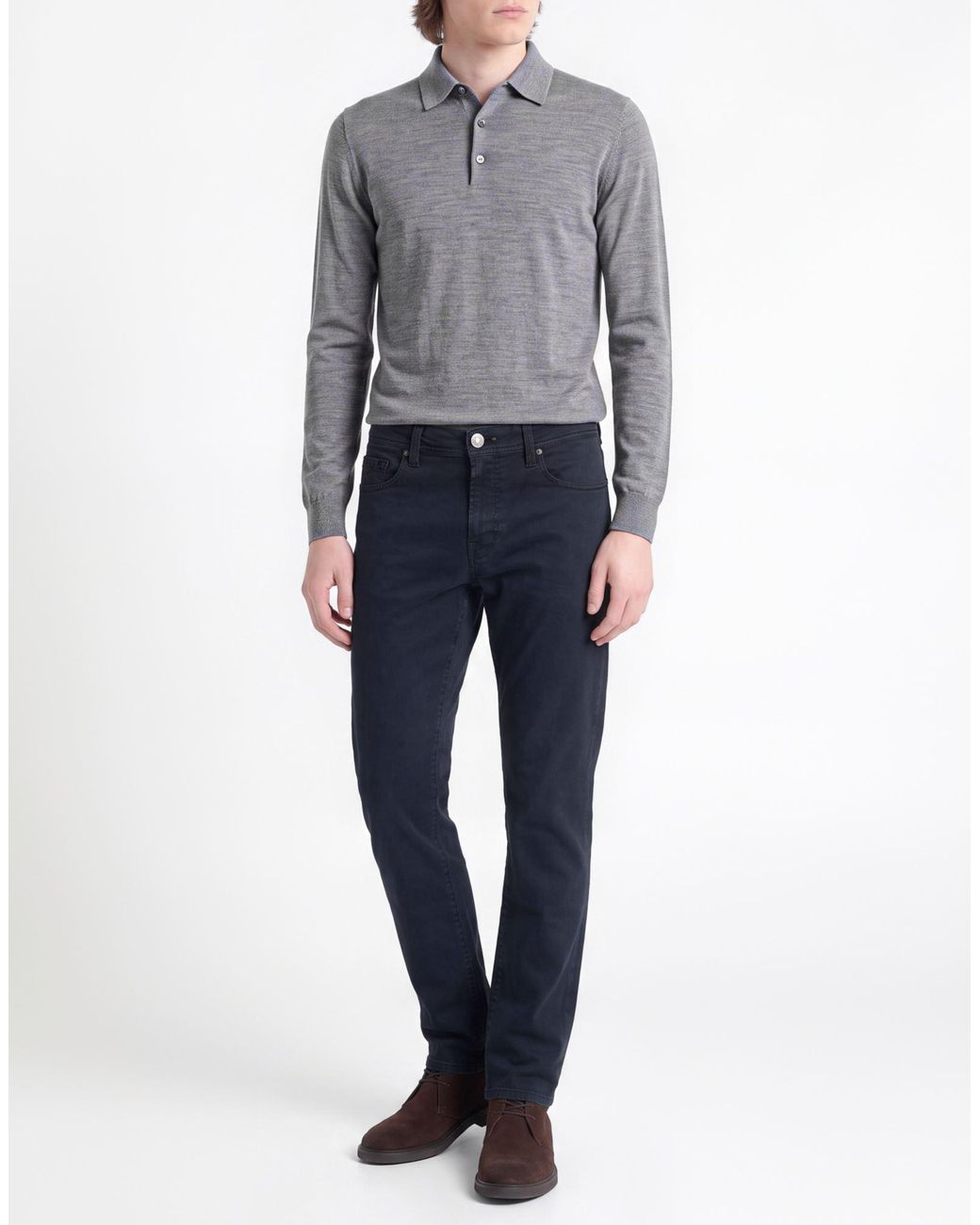 Tramarossa Blue Pants for men