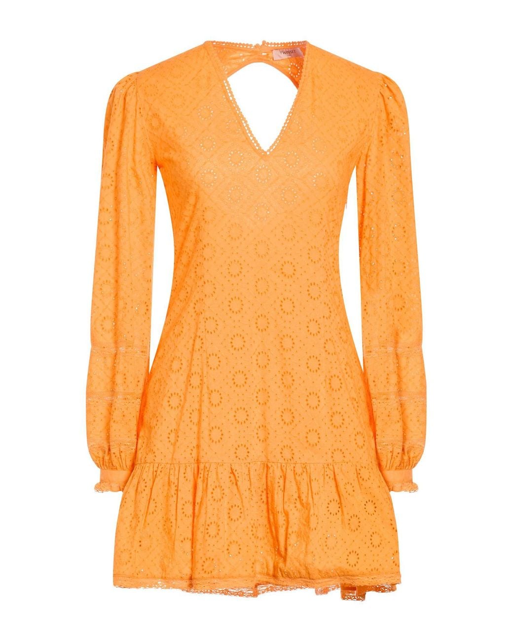 Twinset Orange Mini Dresses