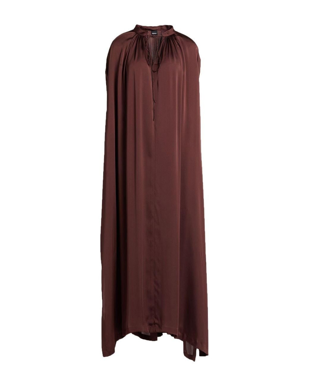 Aspesi Purple Maxi Dress Silk