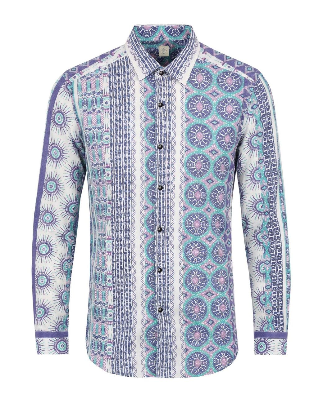 GMF 965 Blue Shirt Cotton for men
