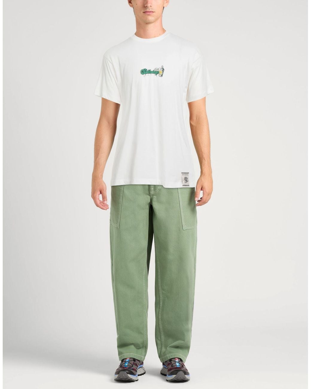 Bikkembergs White T-Shirt Cotton for men