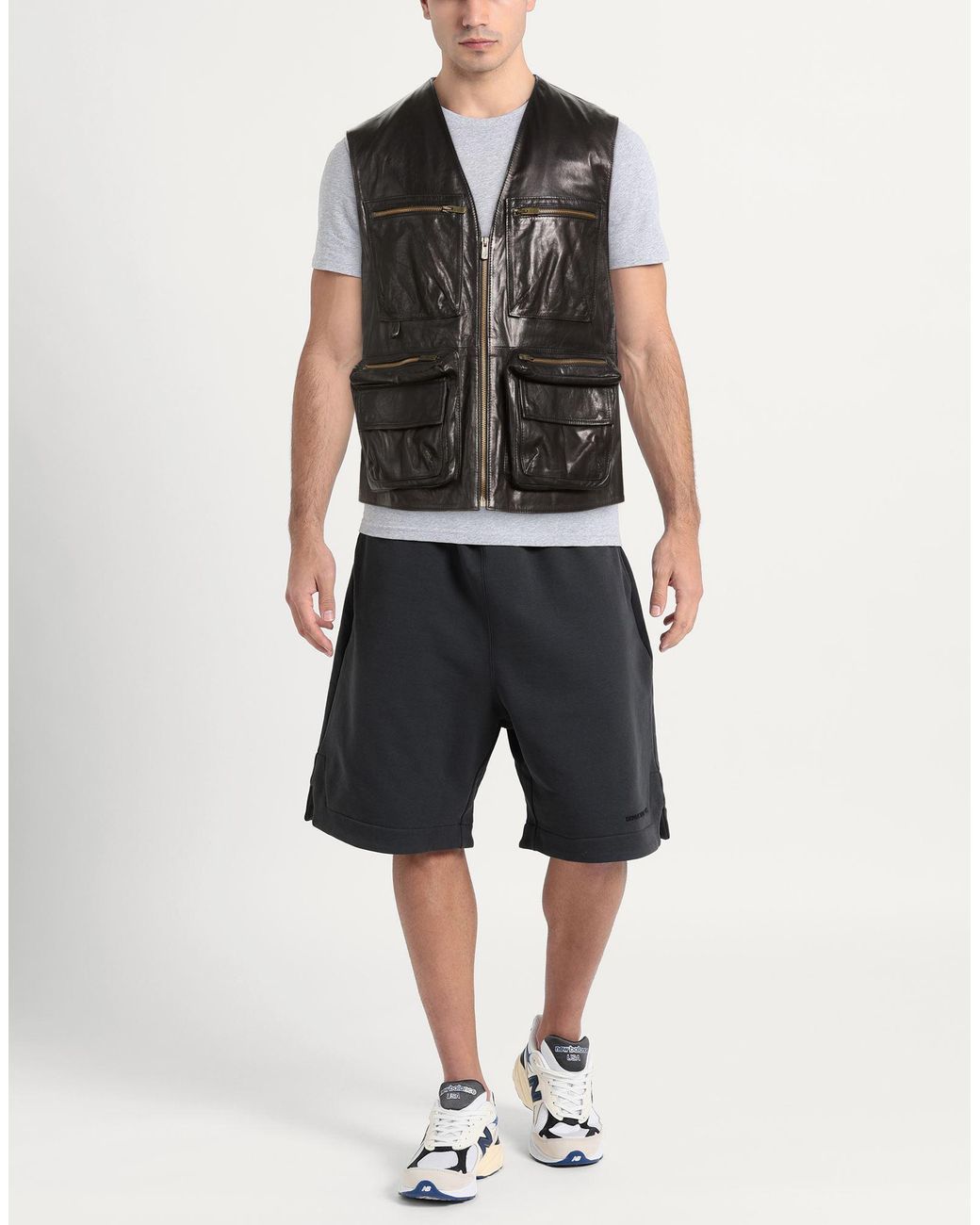 MARSĒM Black Vest Leather for men