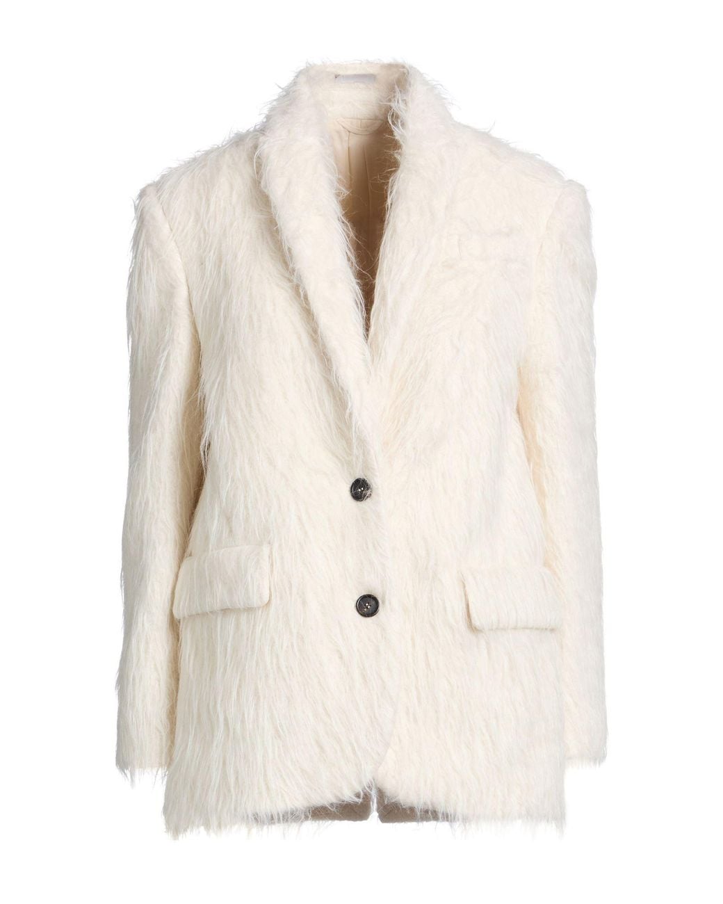 Brunello Cucinelli Natural Blazer Alpaca Wool, Polyester