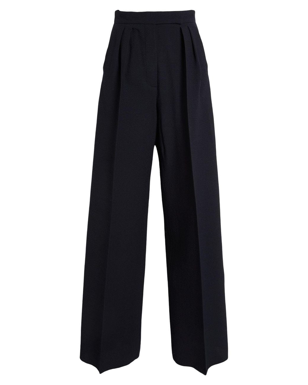 Max Mara Blue Pants Virgin Wool, Polyamide, Elastane