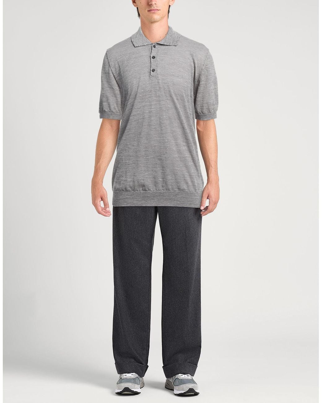 Bark Gray Jumper for men