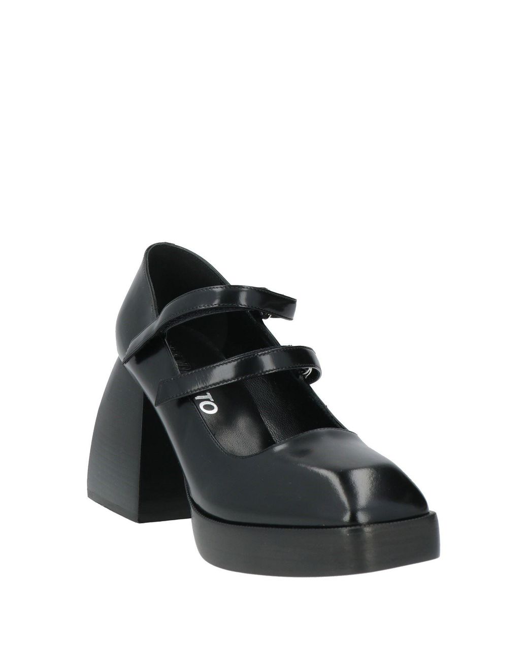 NODALETO Black Pumps Leather
