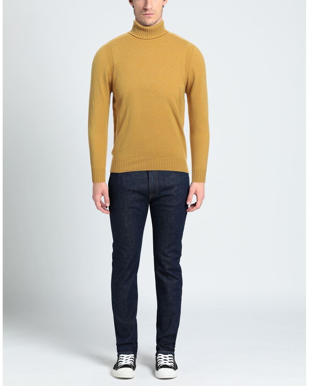 Gran Sasso Yellow Turtleneck for men