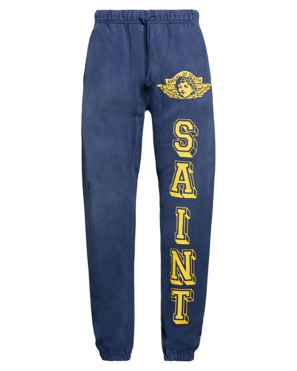 Saint Michael Blue Pants Cotton for men