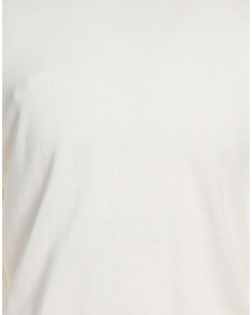 Vneck White Jumper for men
