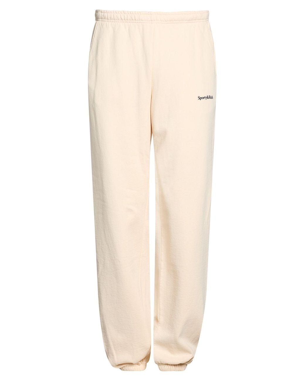 Sporty & Rich Natural Cream Pants Cotton for men