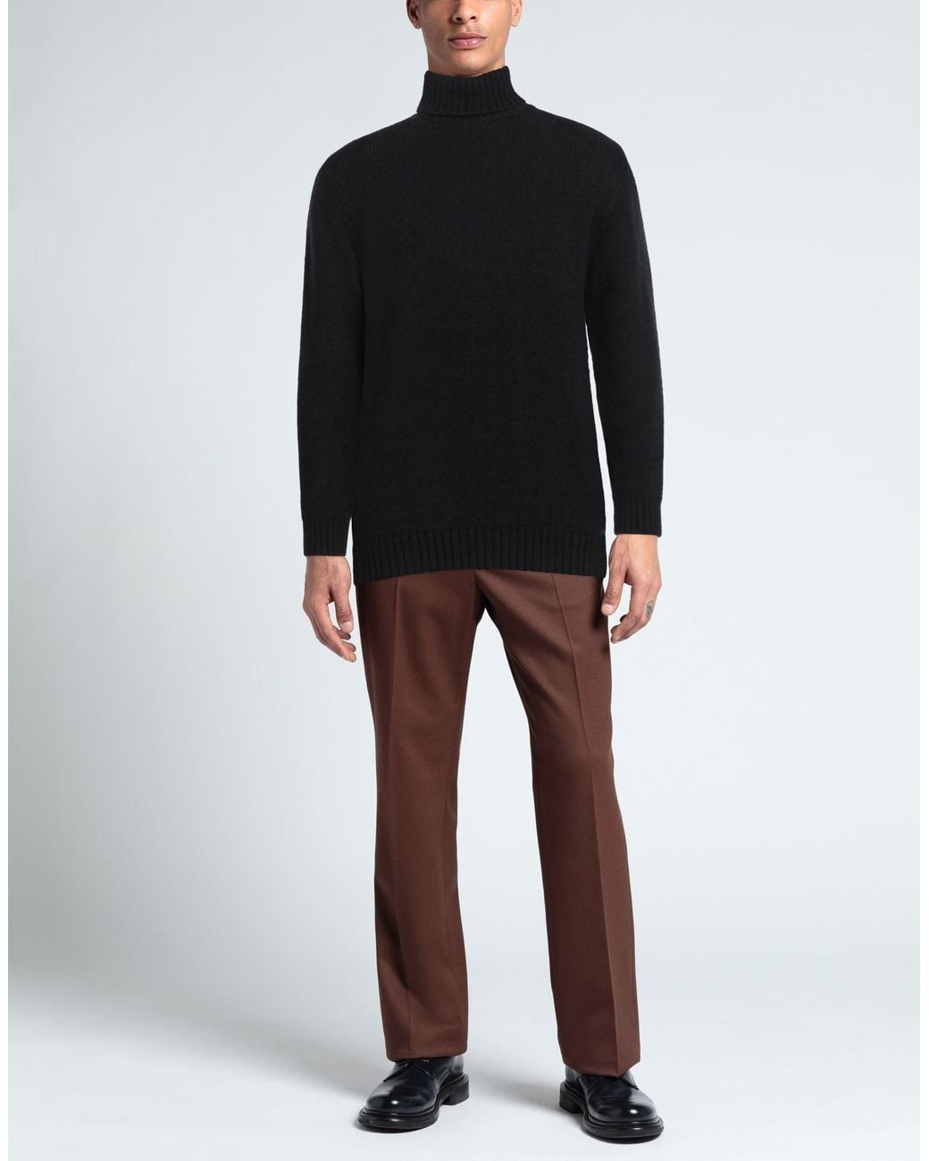 Diktat Black Turtleneck for men