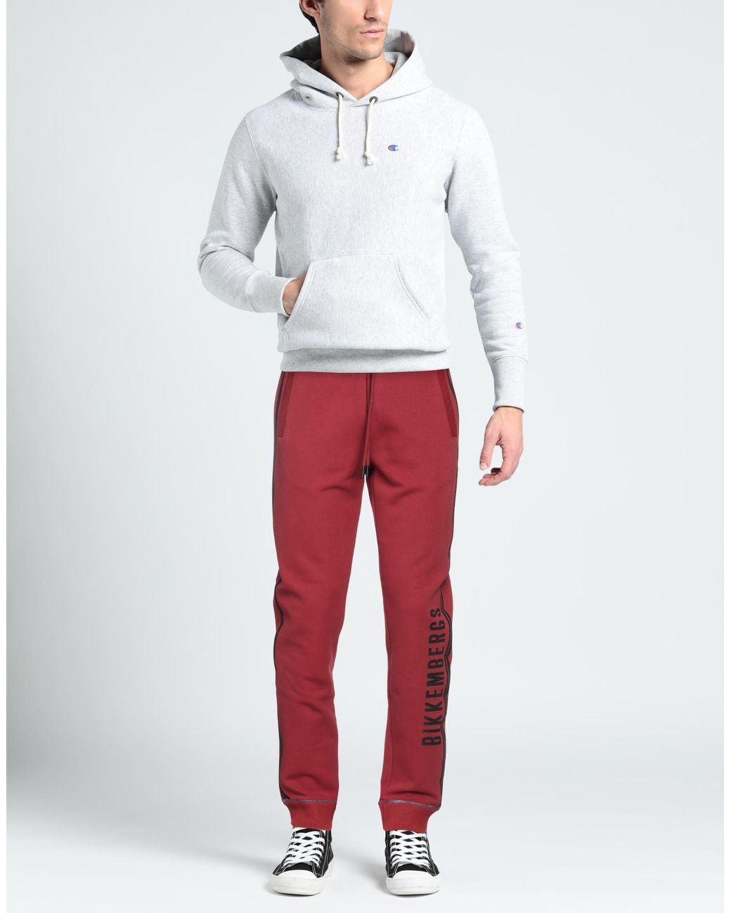 Bikkembergs Red Pants for men