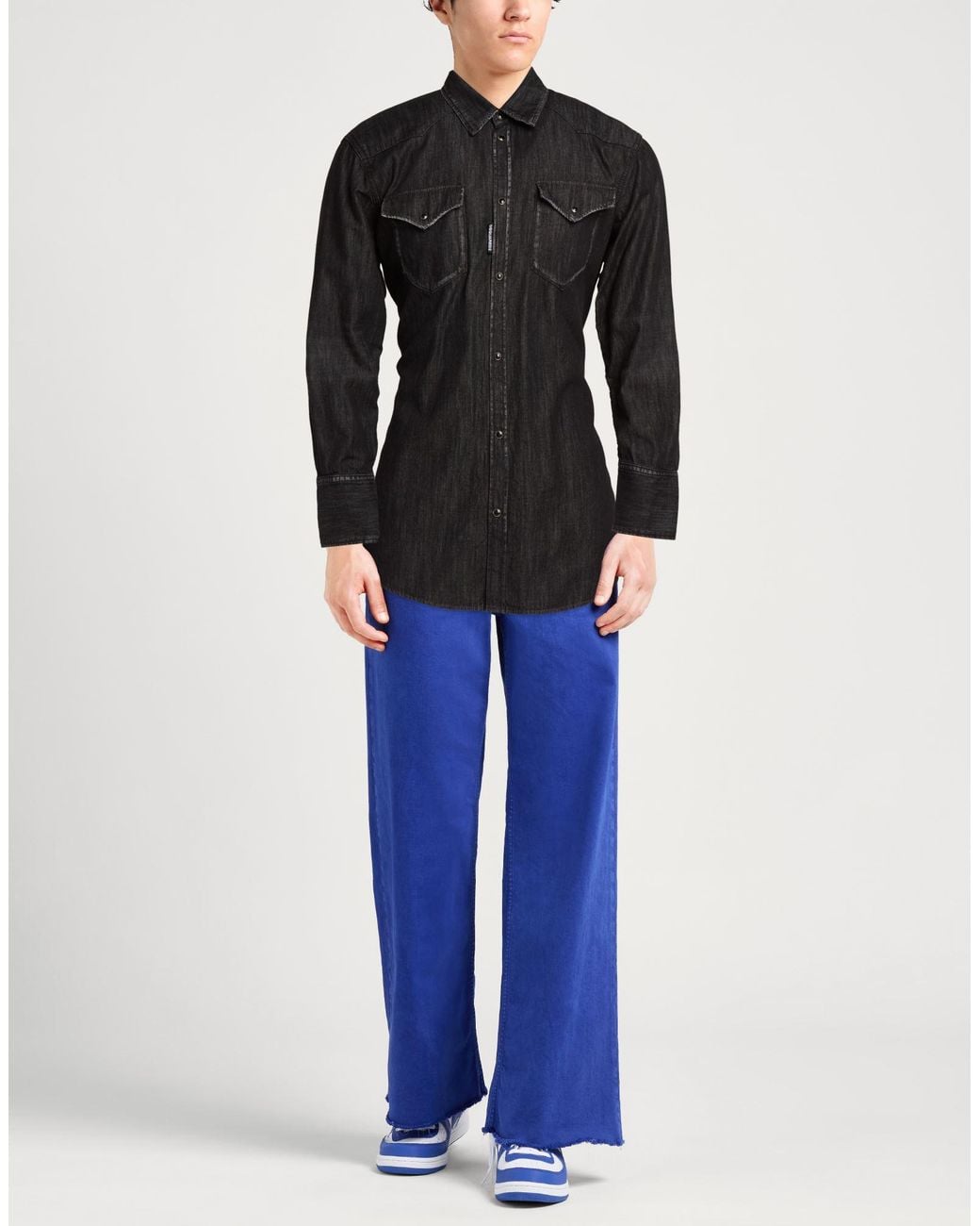 DSquared² Black Denim Shirt for men