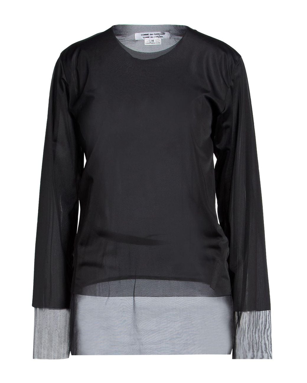 Top Comme des Garçons de color Black