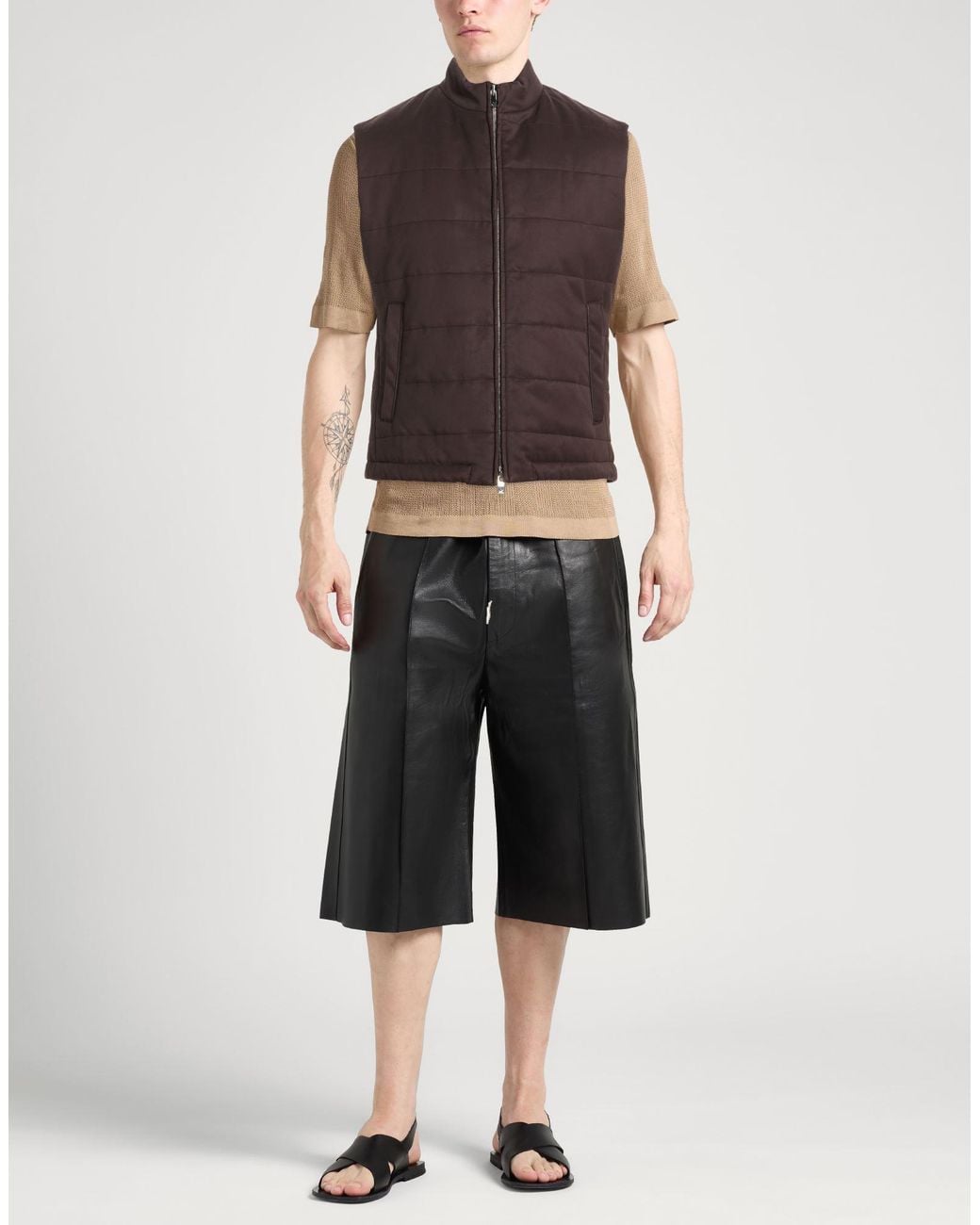 Tombolini Brown Gilet for men