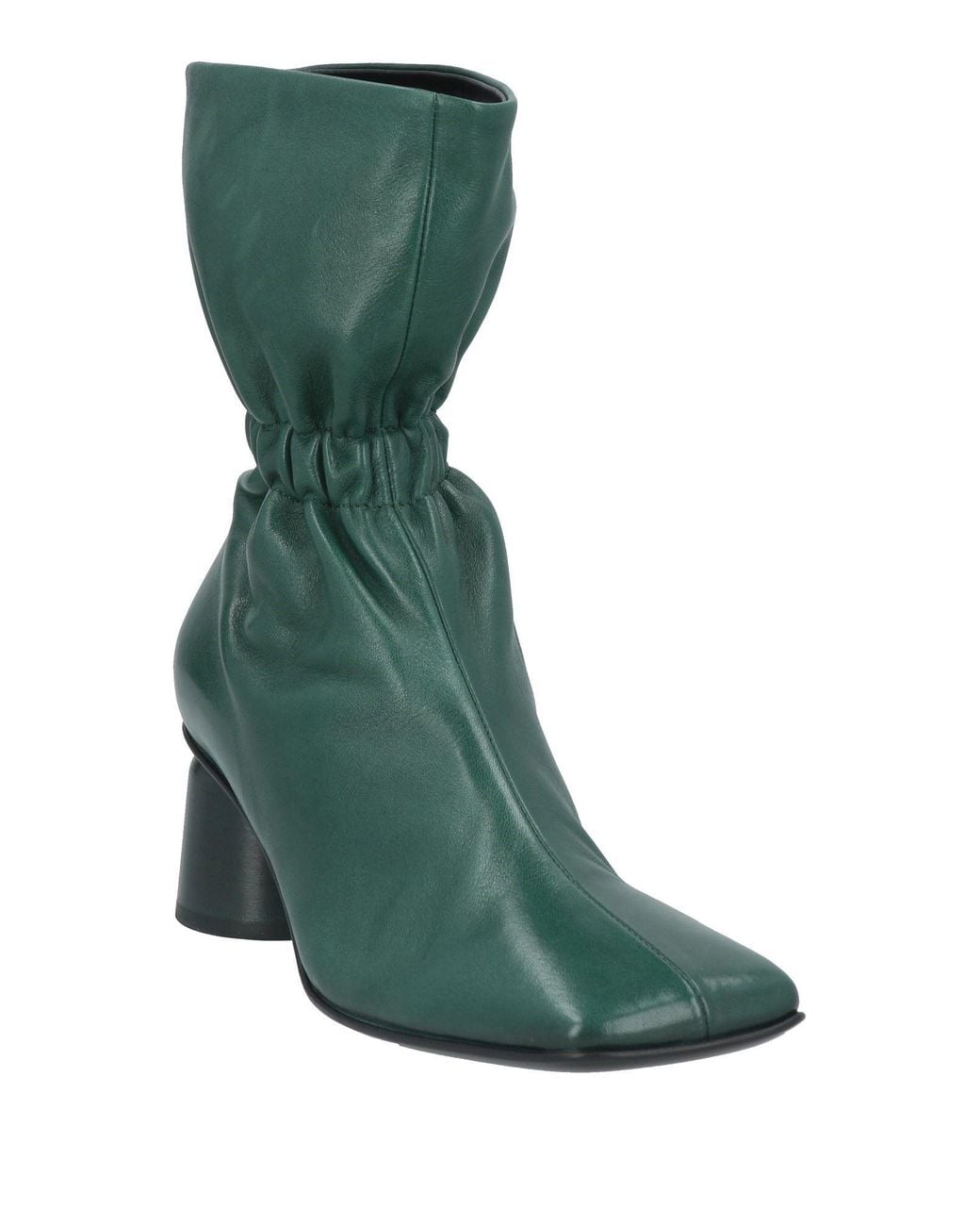 Halmanera Green Ankle Boots Soft Leather