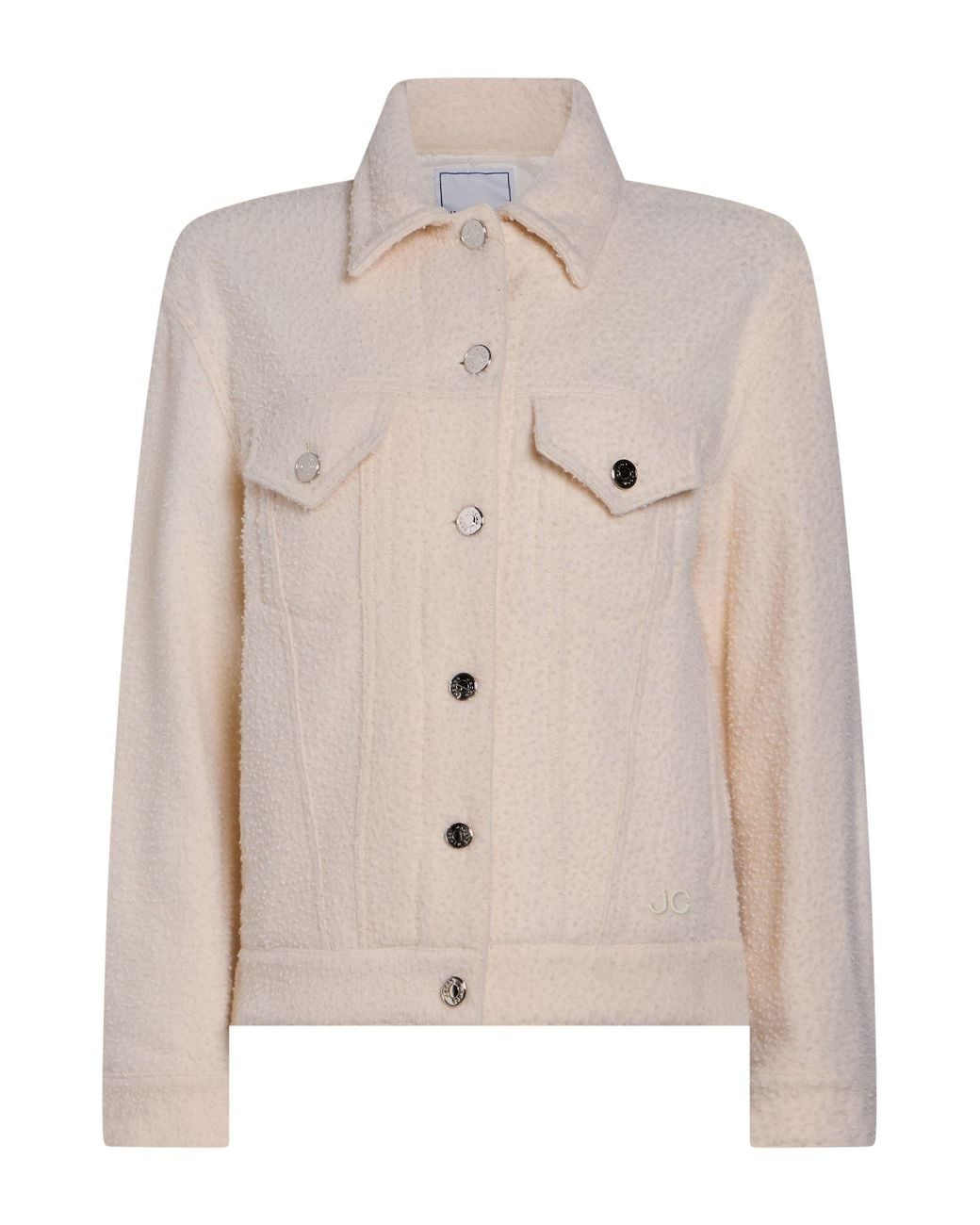 Jacob Cohen Natural Ivory Jacket Wool