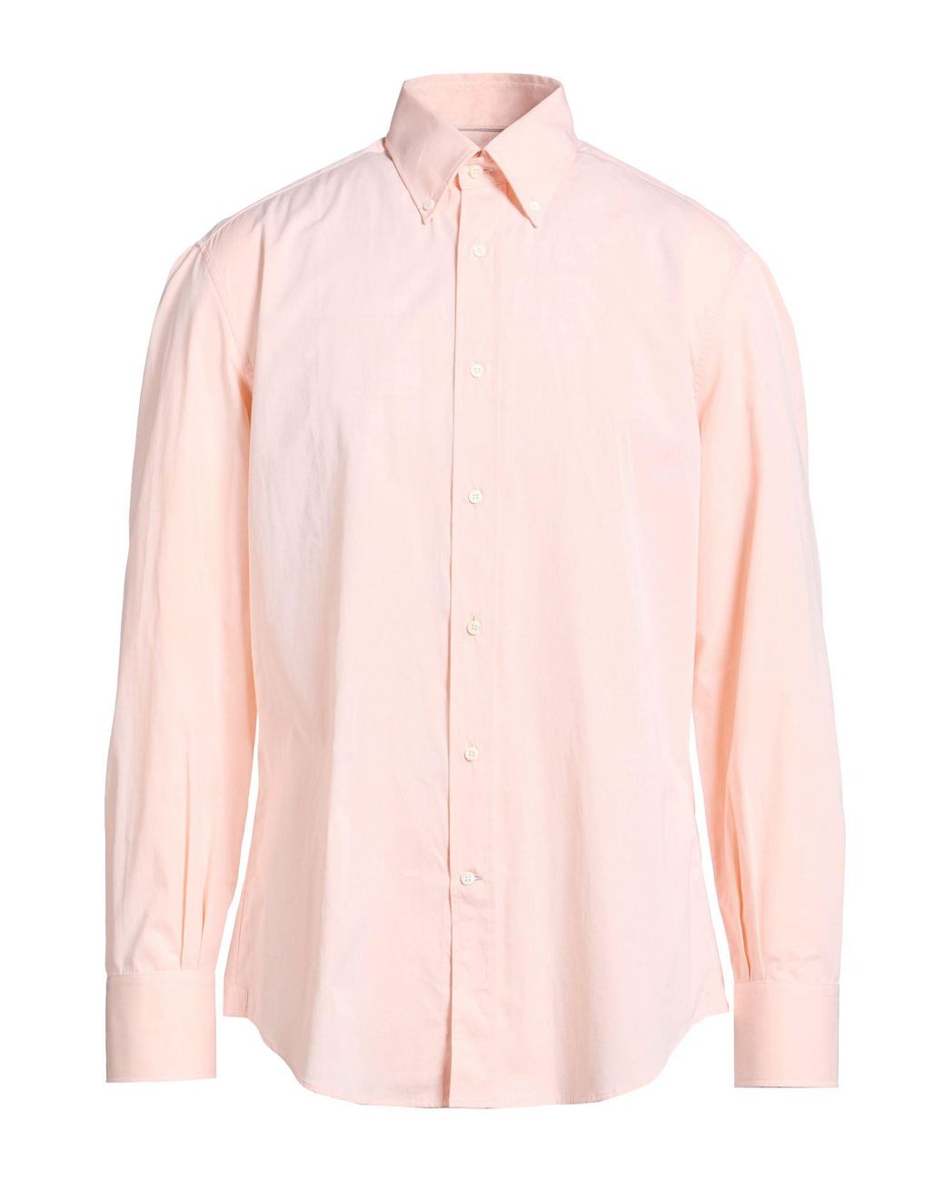 Brunello Cucinelli Pink Shirt Cotton for men