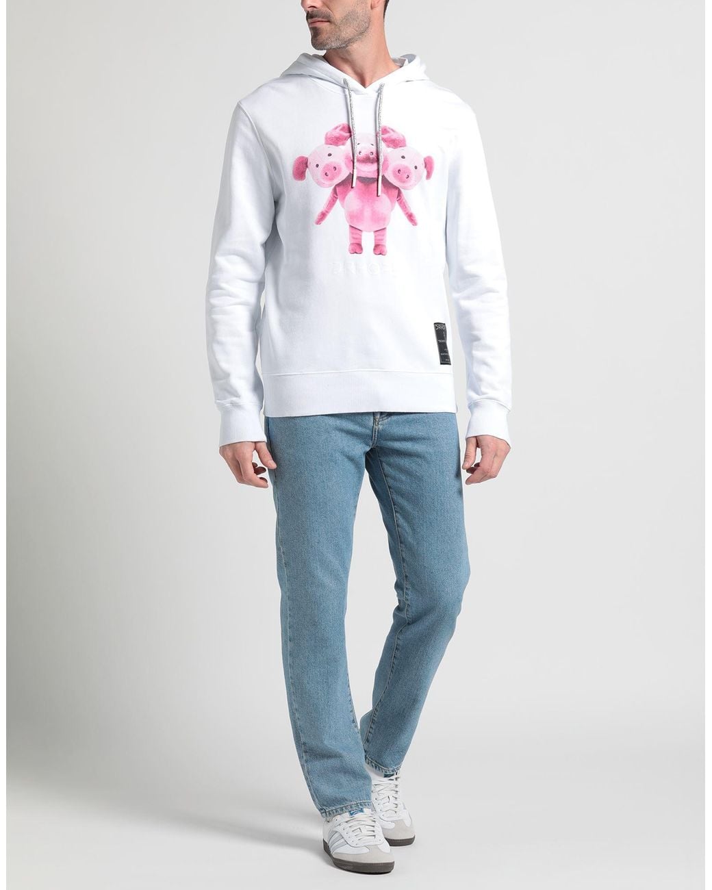 DR. HOPE White Sweatshirt for men