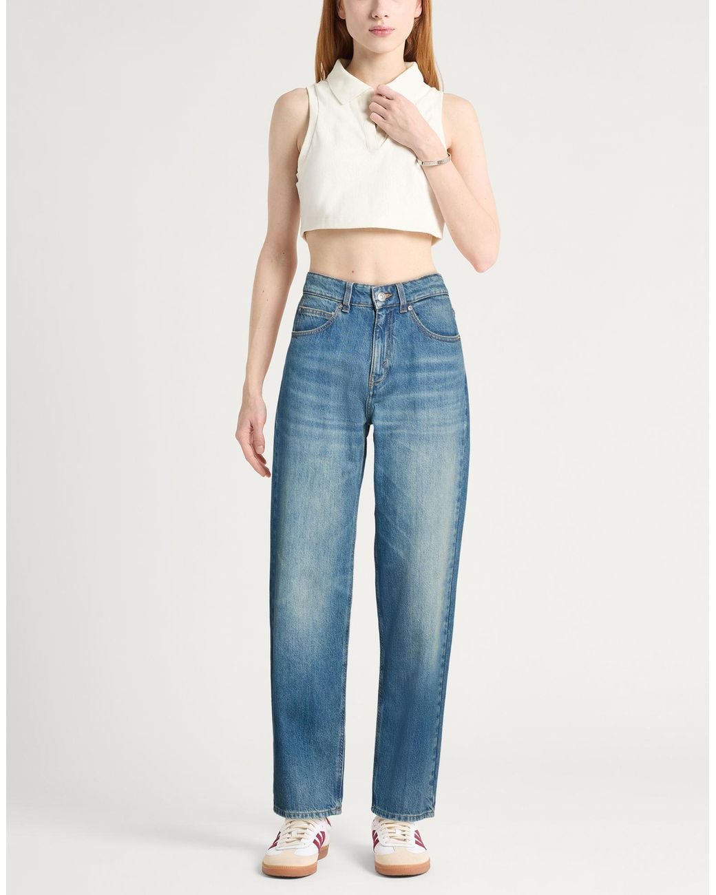 Victoria Beckham Blue Jeans Cotton