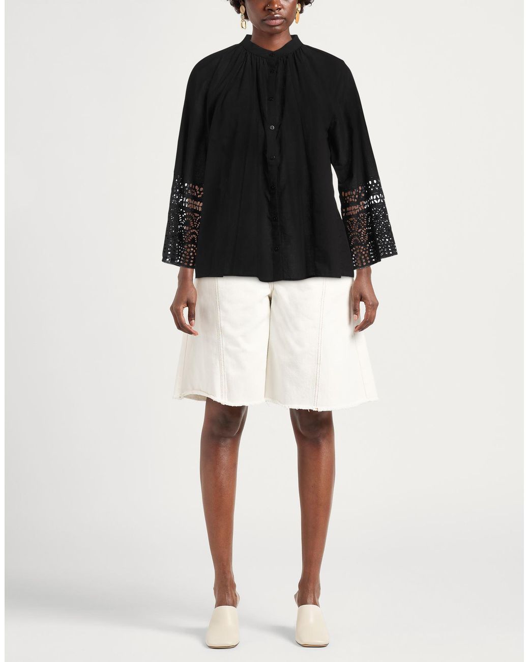 Jijil Black Shirt Cotton