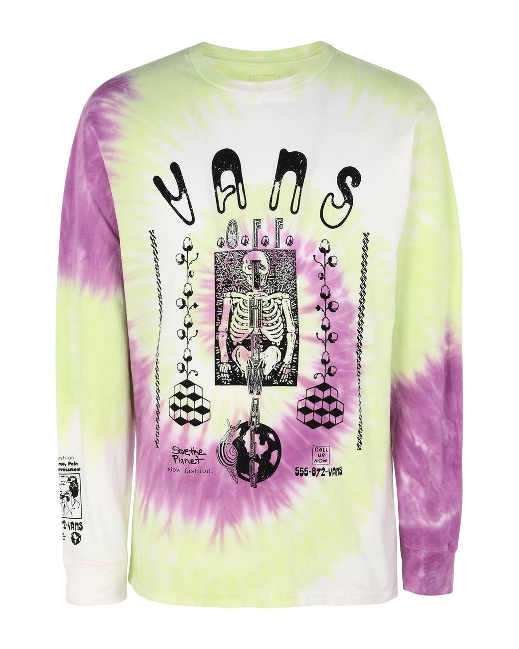 Vans Cotton Slow Fashion Tie-dye Long-sleeve T-shirt for Men - Lyst