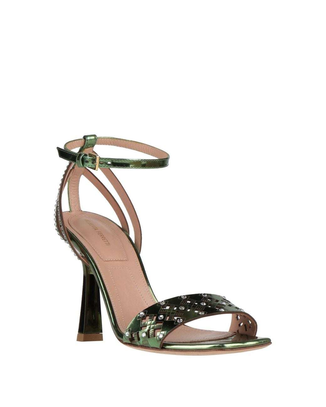Alberta Ferretti Metallic Sandals