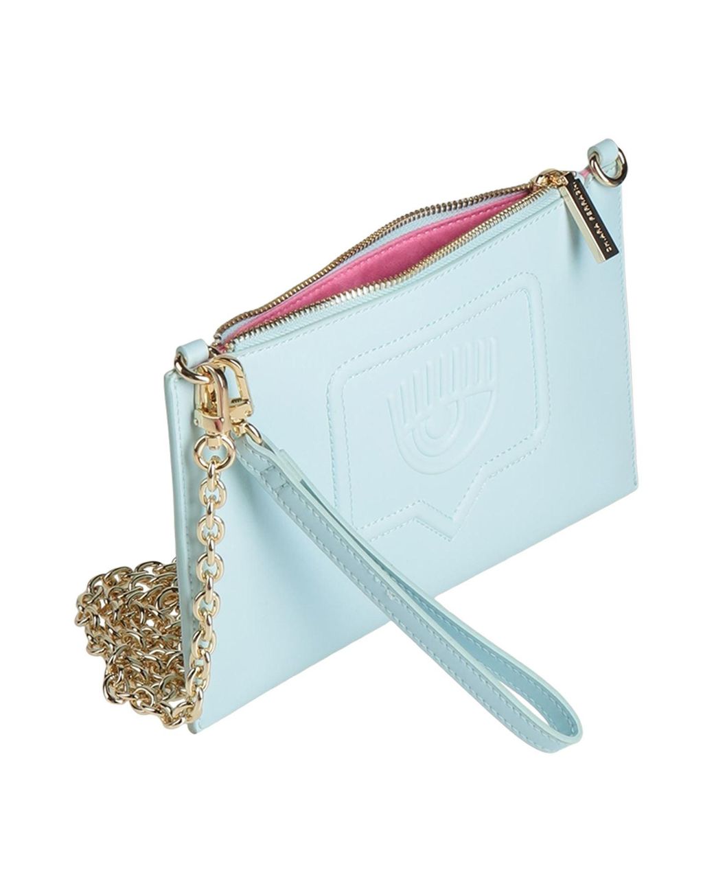 Chiara Ferragni Blue Clutch