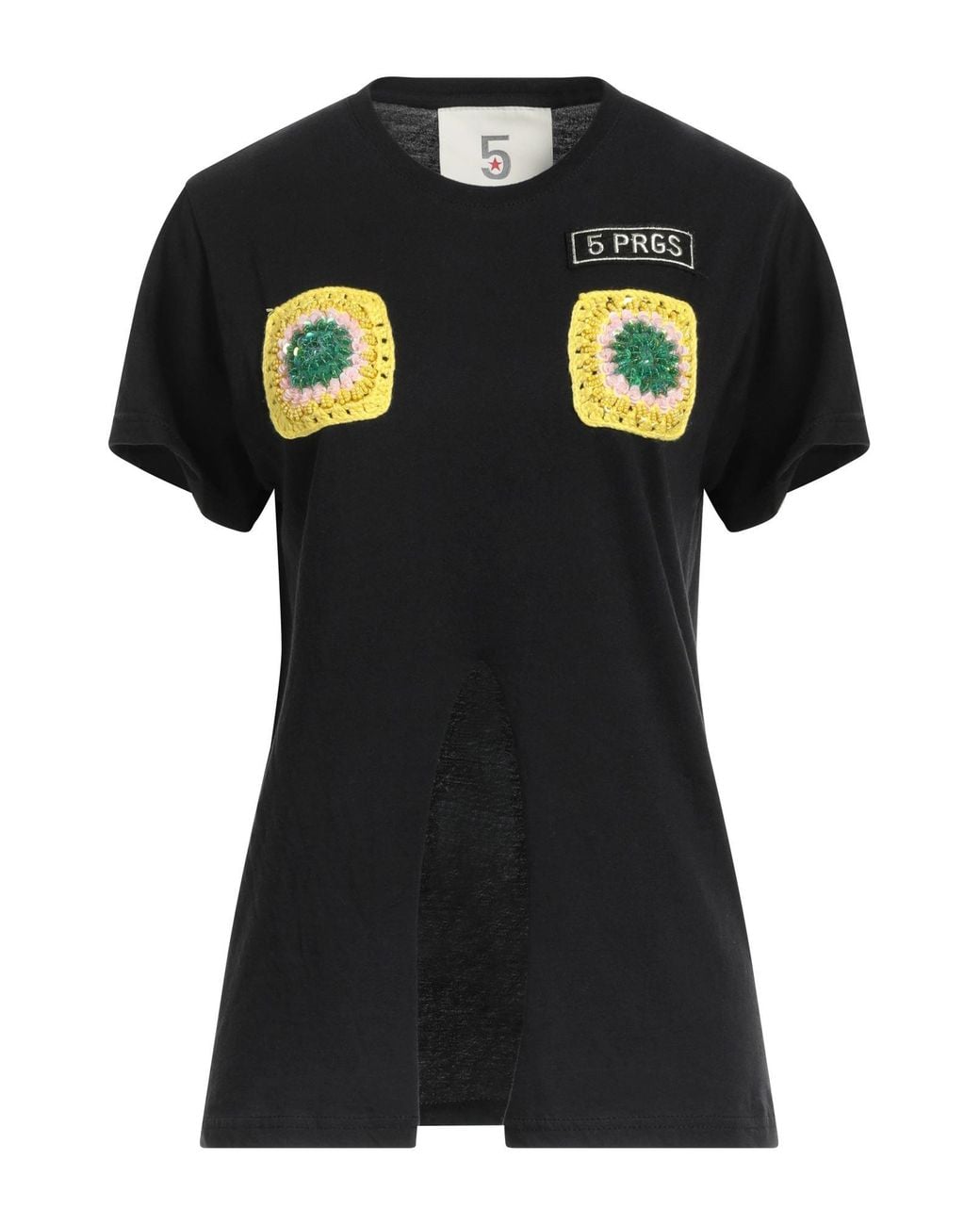 Camiseta 5 PROGRESS de color Black