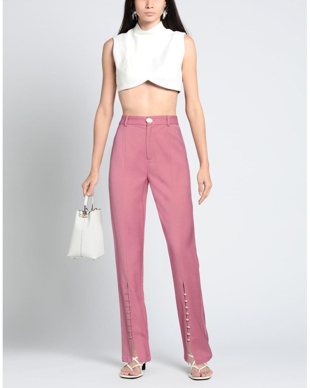 Isabelle Blanche Pink Trouser