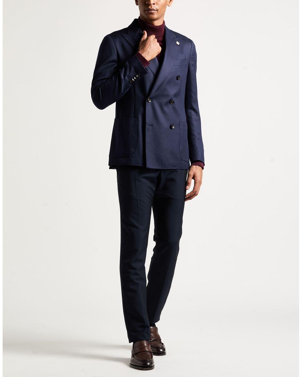 Lardini Blue Blazer for men