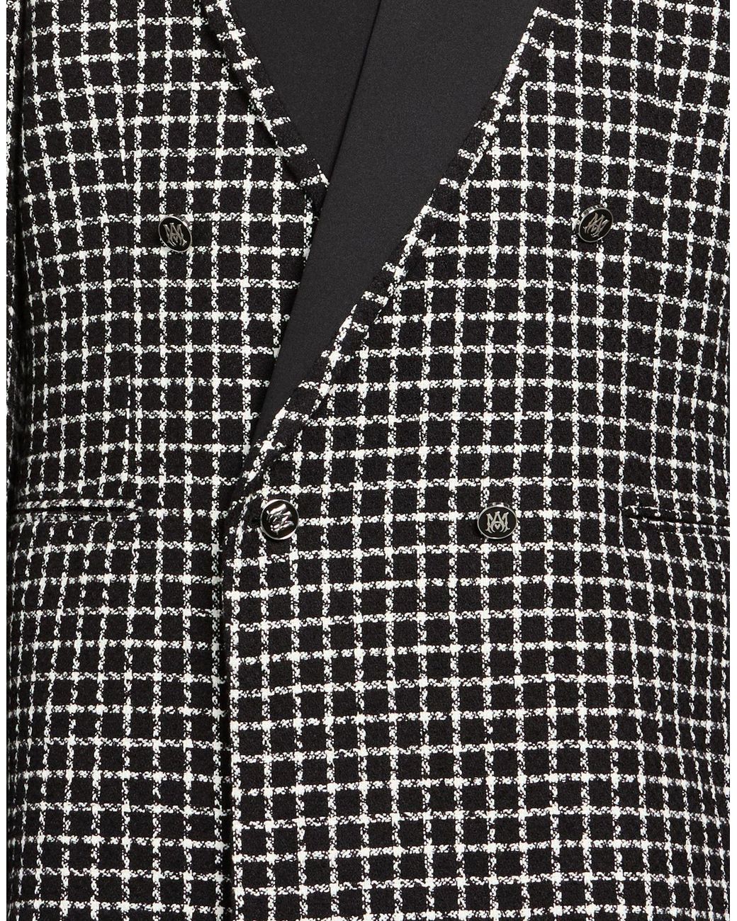 Amiri Black Blazer Cotton, Polyamide for men