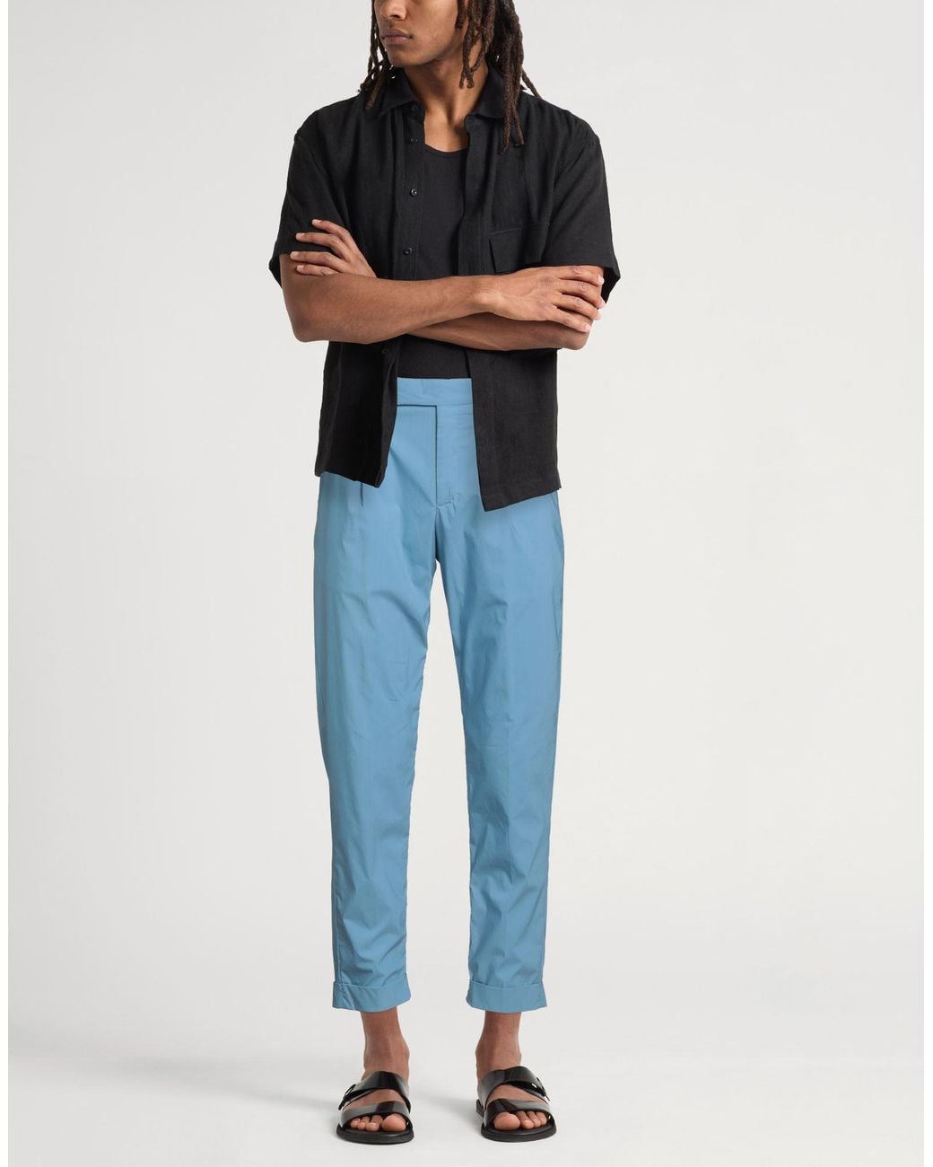 PT Torino Blue Pants for men
