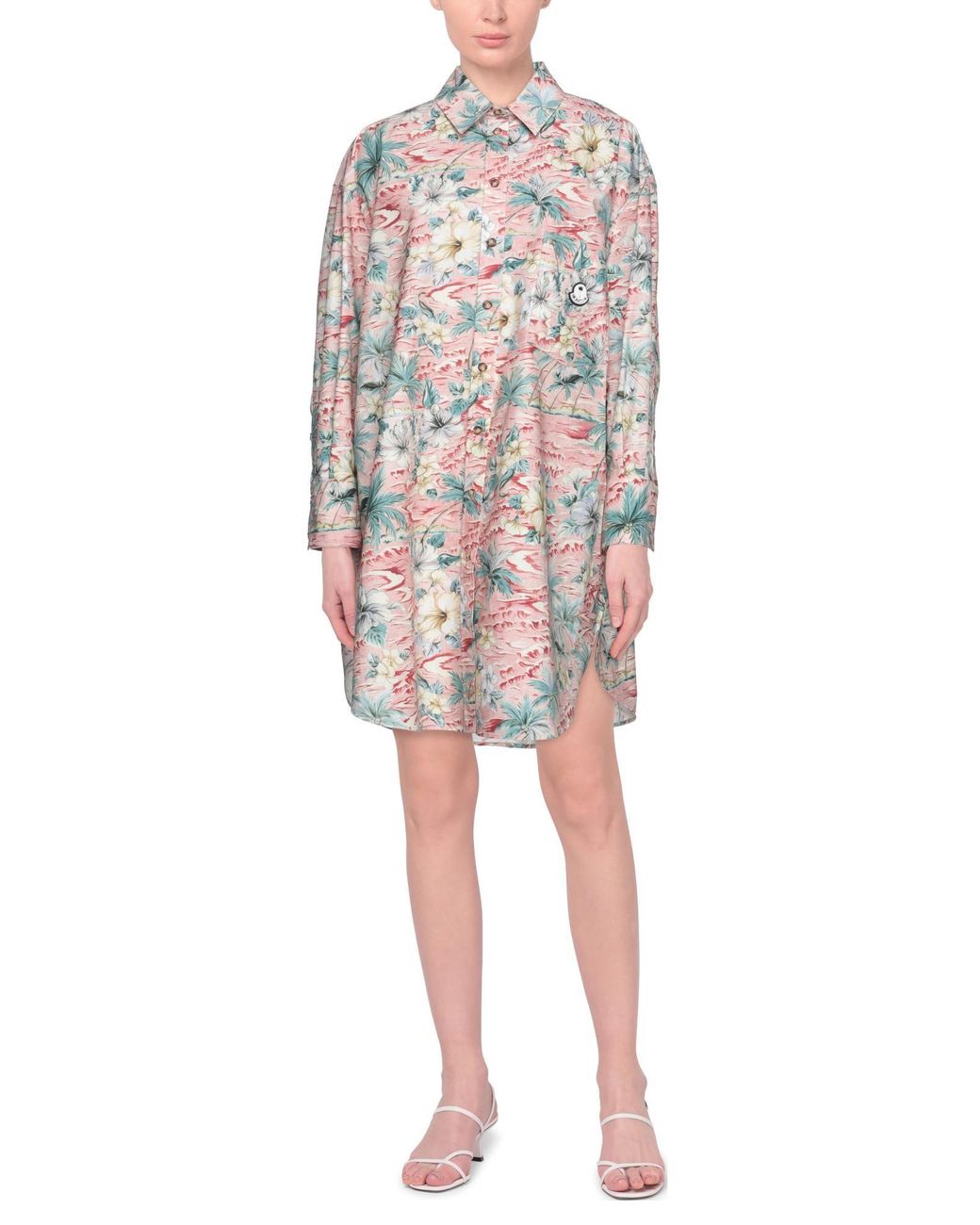 8 MONCLER PALM ANGELS White Mini Dress