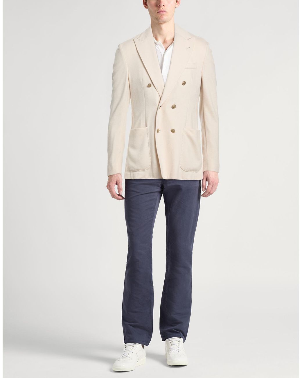 Blazer di Eleventy in Natural da Uomo