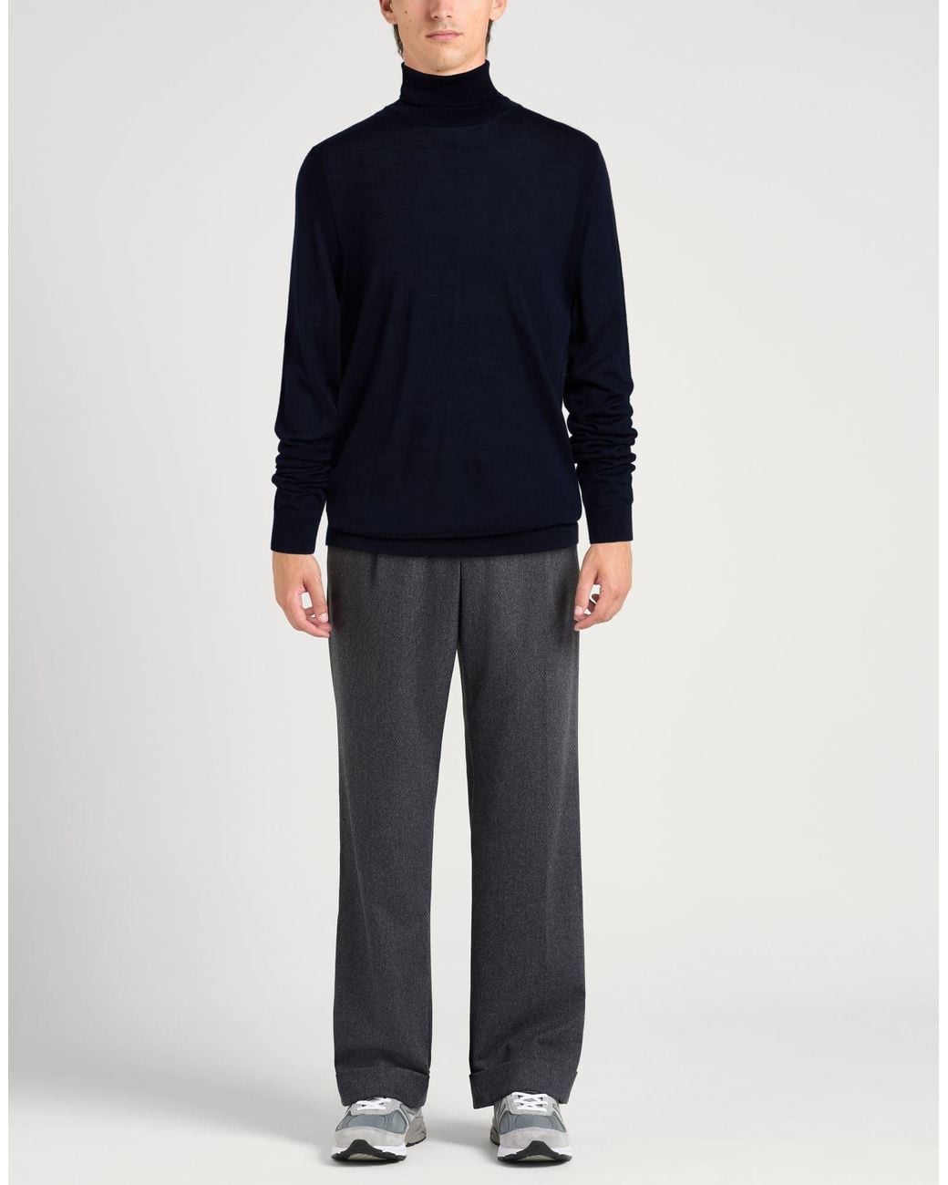 Woolrich Blue Turtleneck for men
