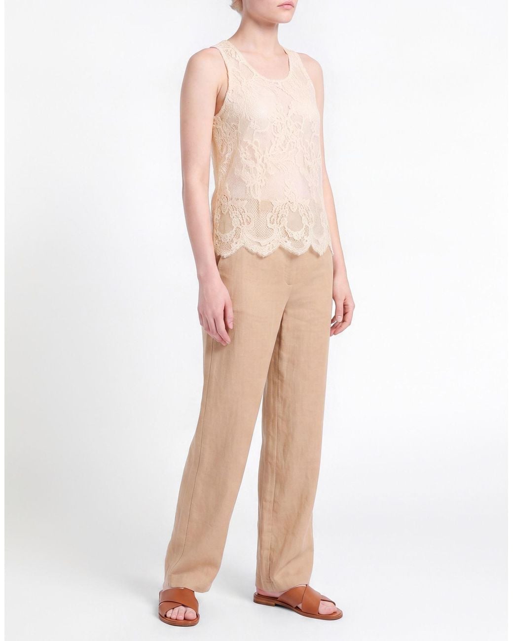 Erika Cavallini Semi Couture Natural Top