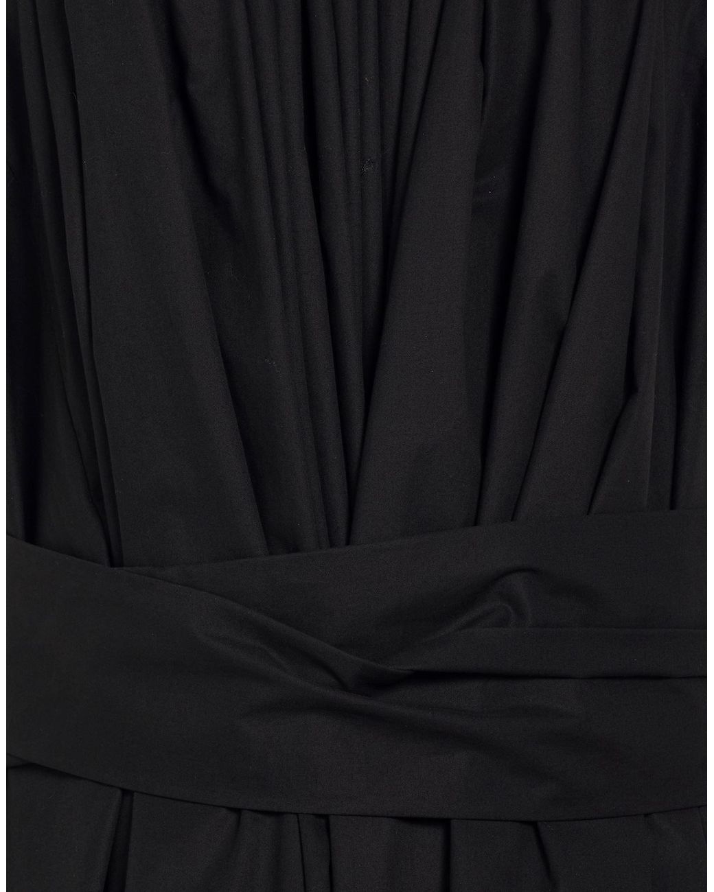 Rick Owens Black Maxi Dress Cotton