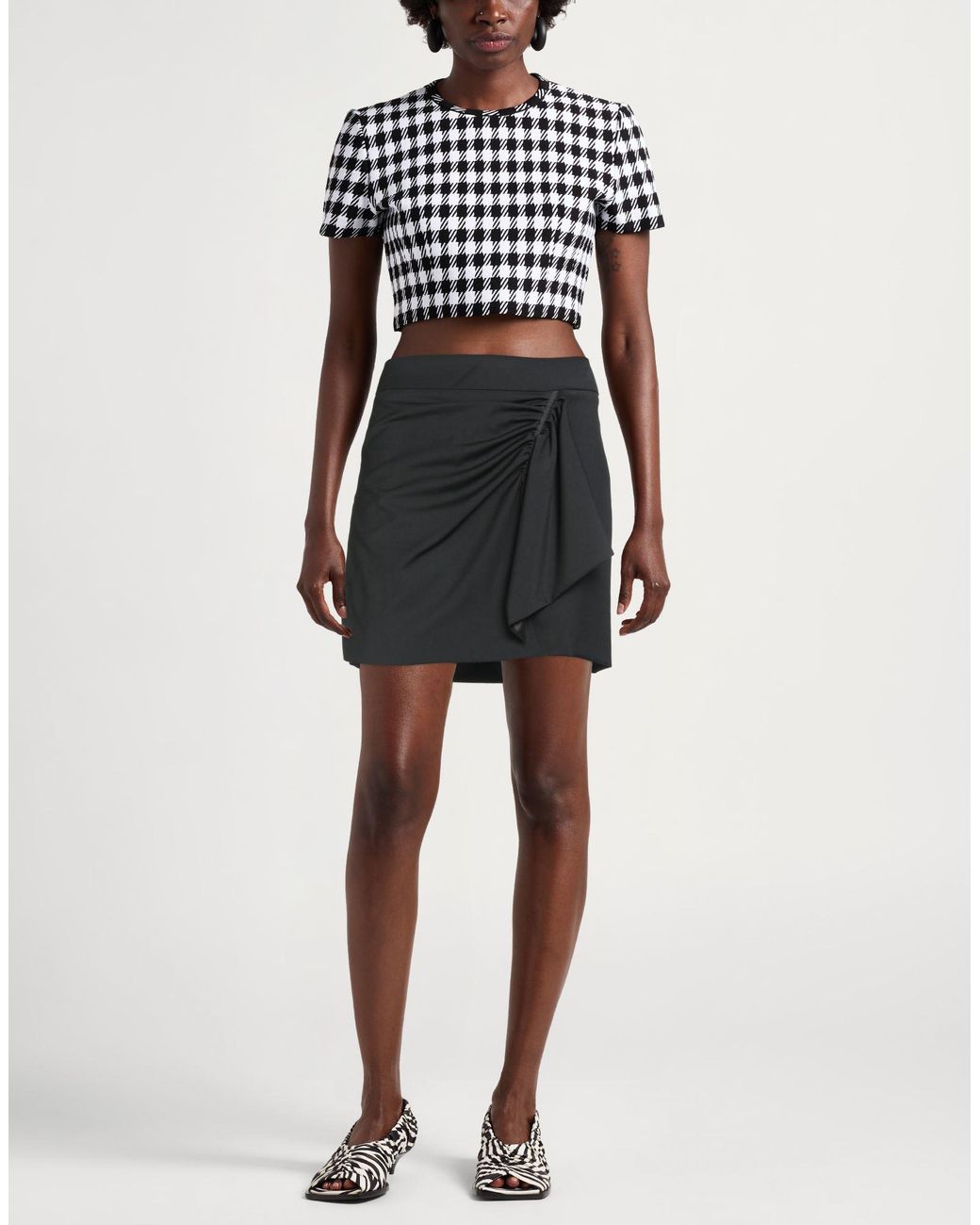 8pm Black Mini Skirt
