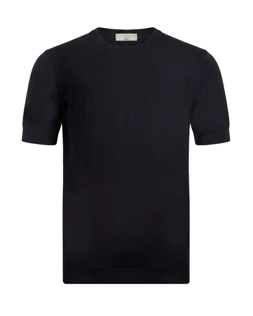 FILIPPO DE LAURENTIIS Black Sweater Cotton for men