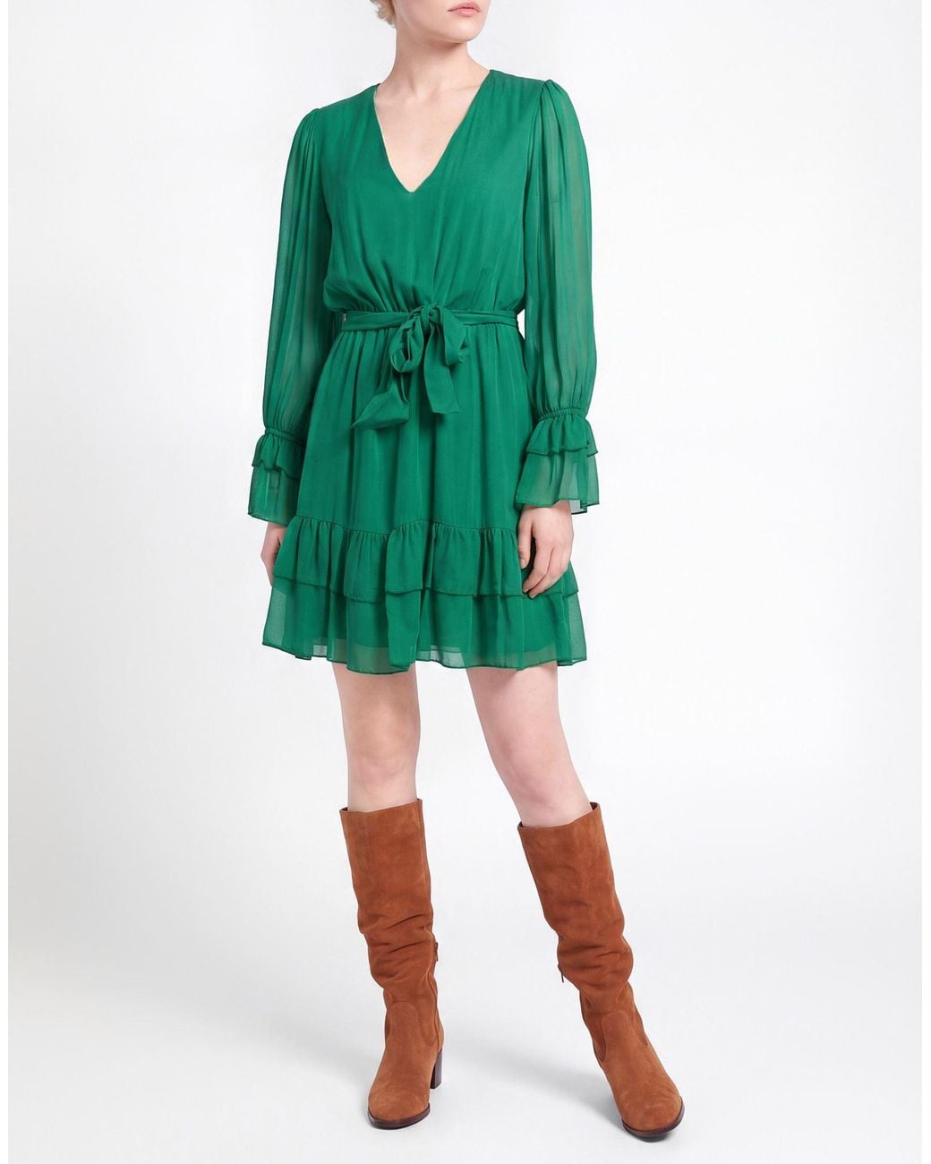 Rebel Queen Green Mini Dresses