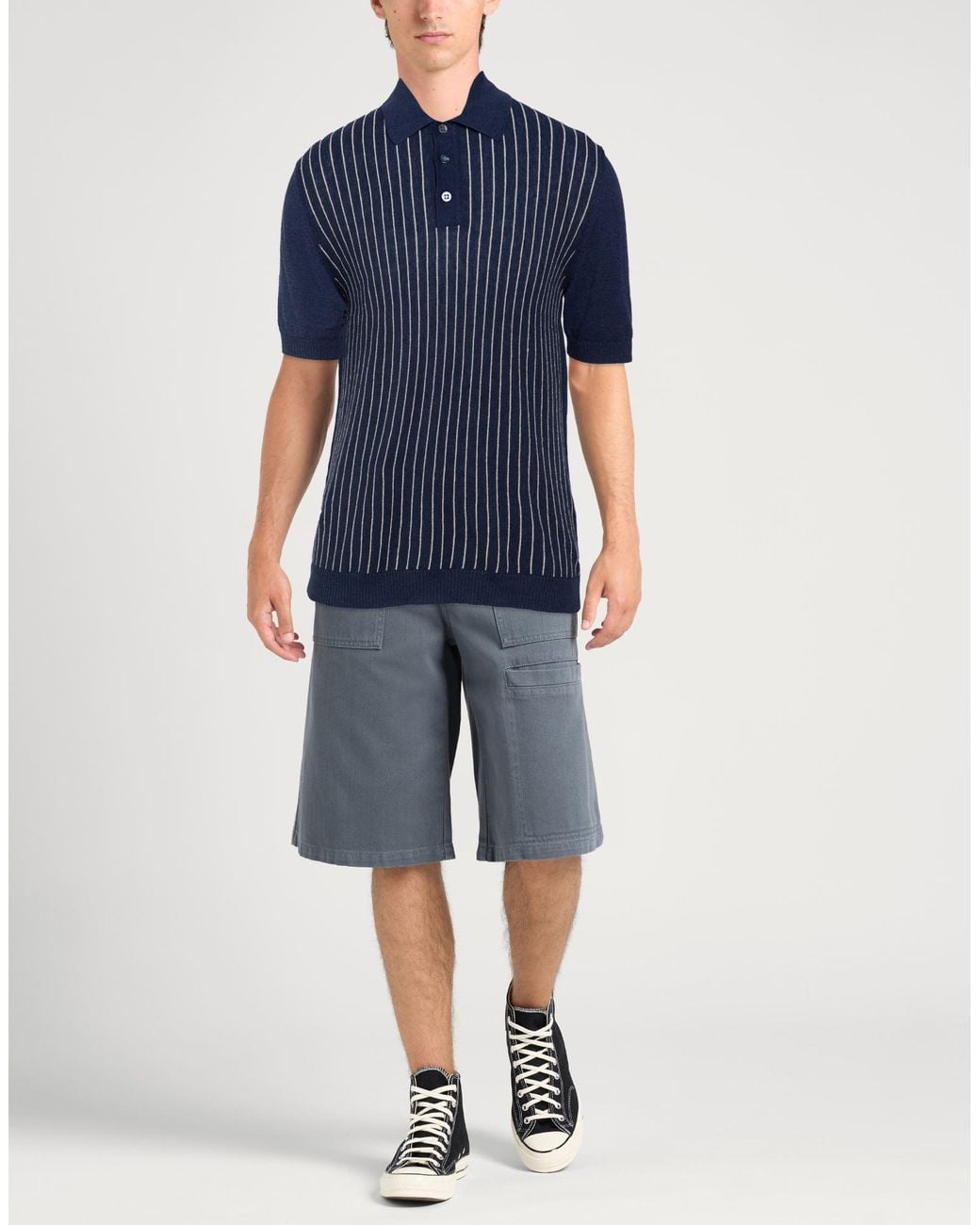 Polo Jacob Cohen de hombre de color Blue