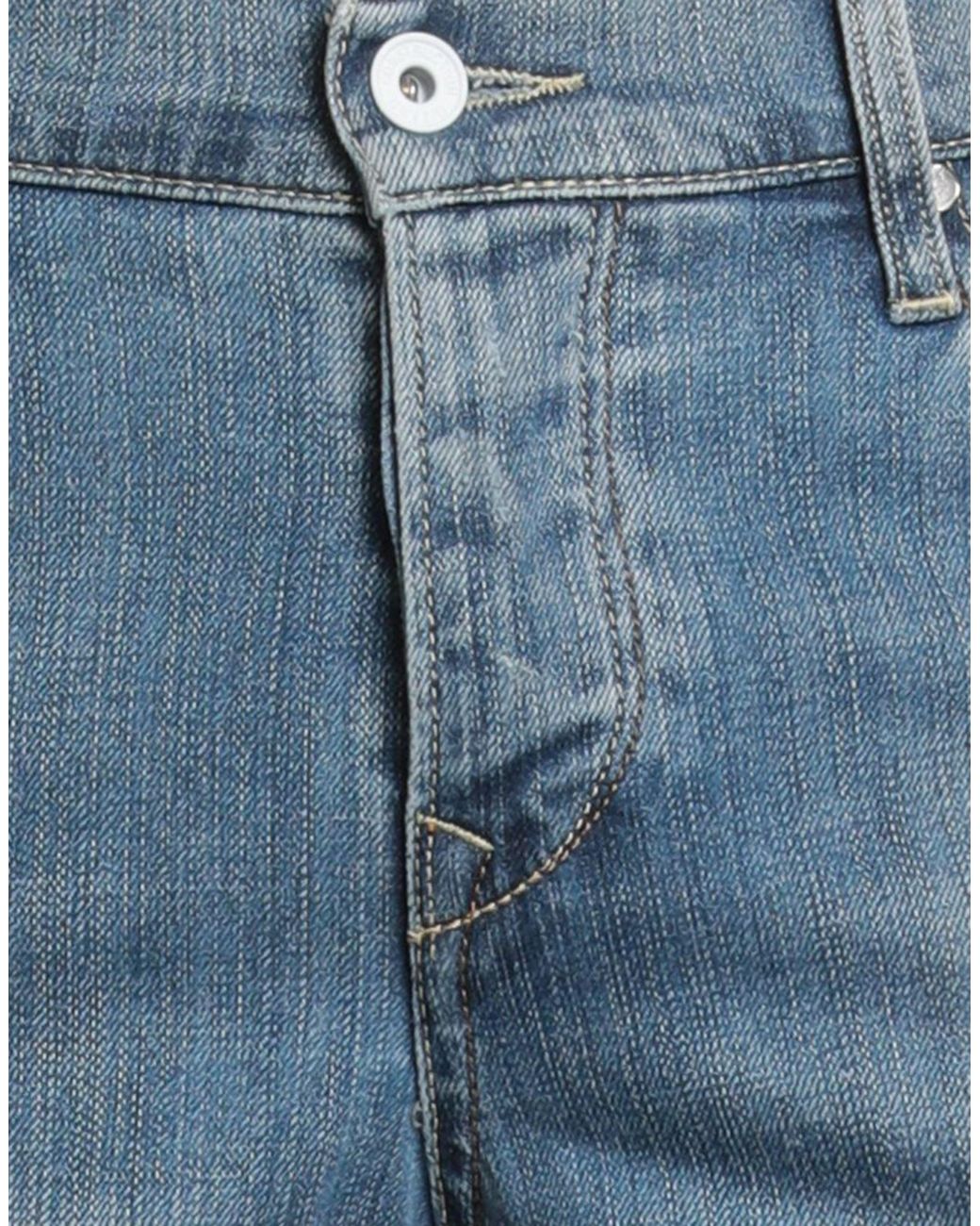 0/zero Construction Blue Denim Shorts for men