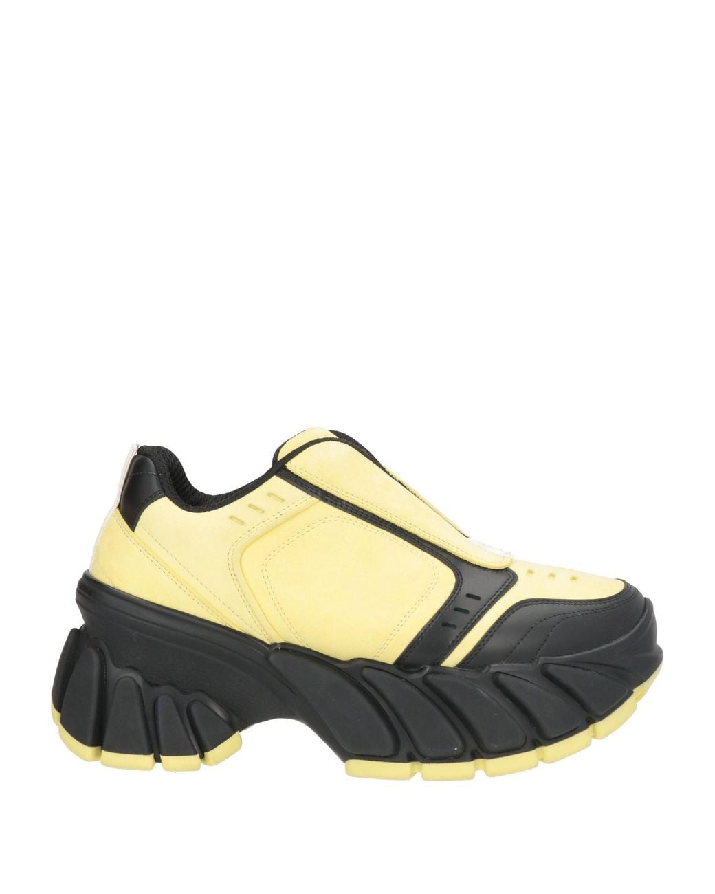 Maison Margiela Yellow Colorblock Platform Sneakers
