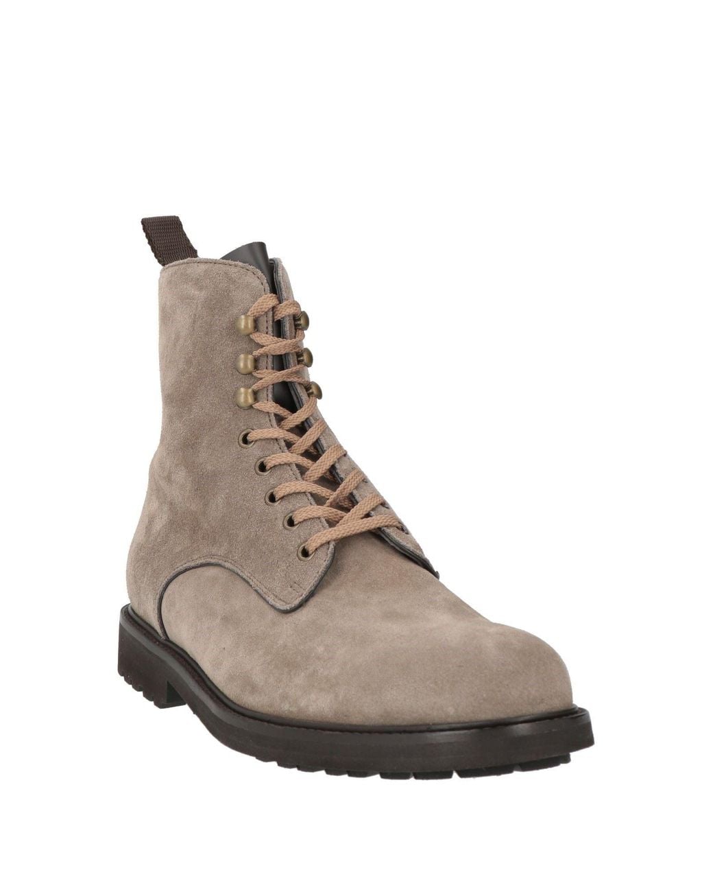 Lo.white Brown Ankle Boots Soft Leather for men