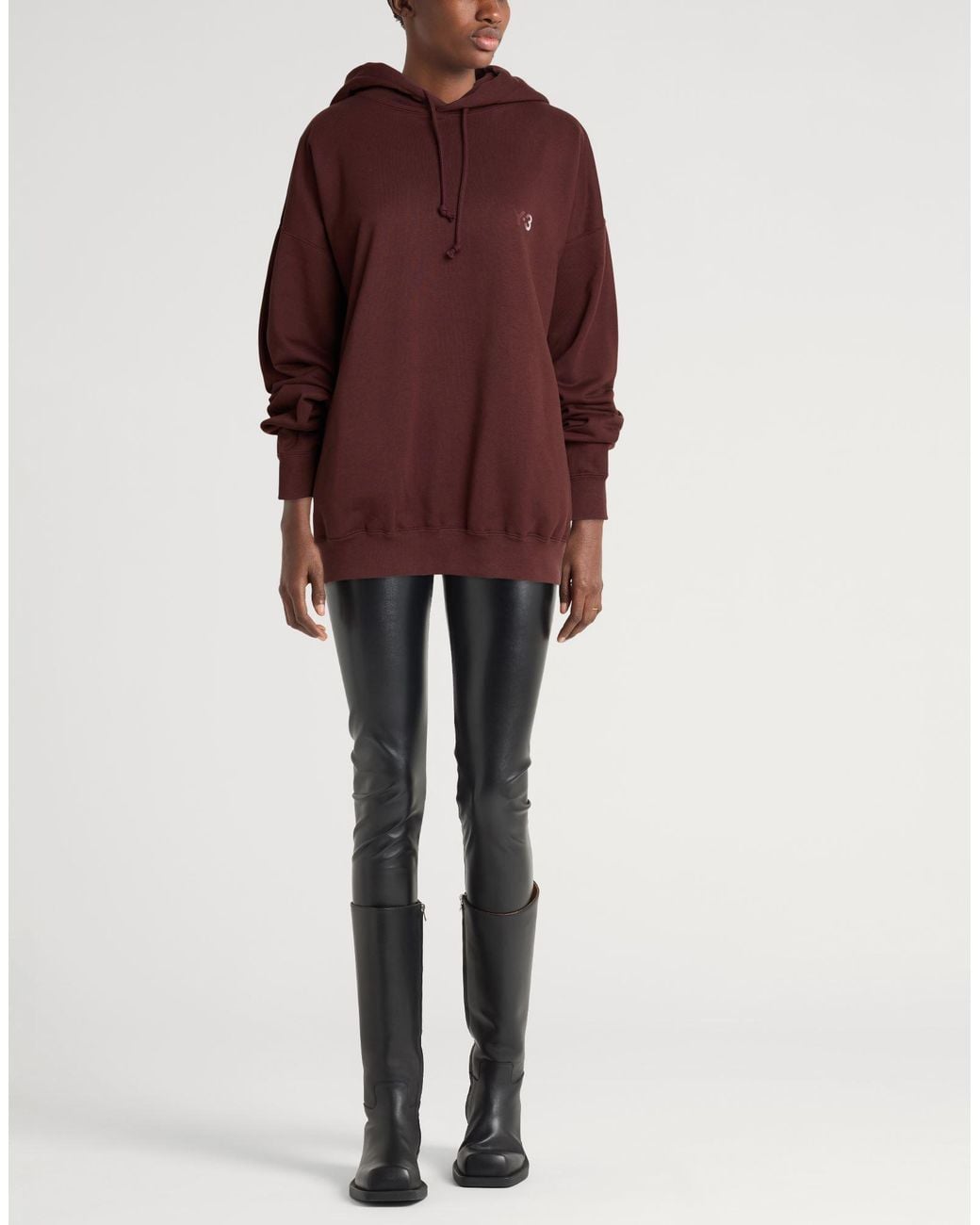 Y-3 Brown Sweatshirt Cotton, Polyester