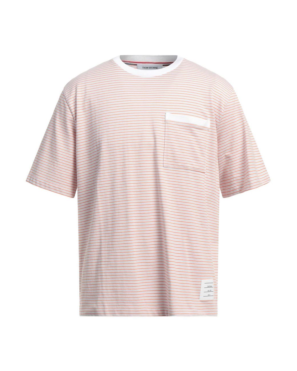 Thom Browne Pink T-Shirt Cotton for men